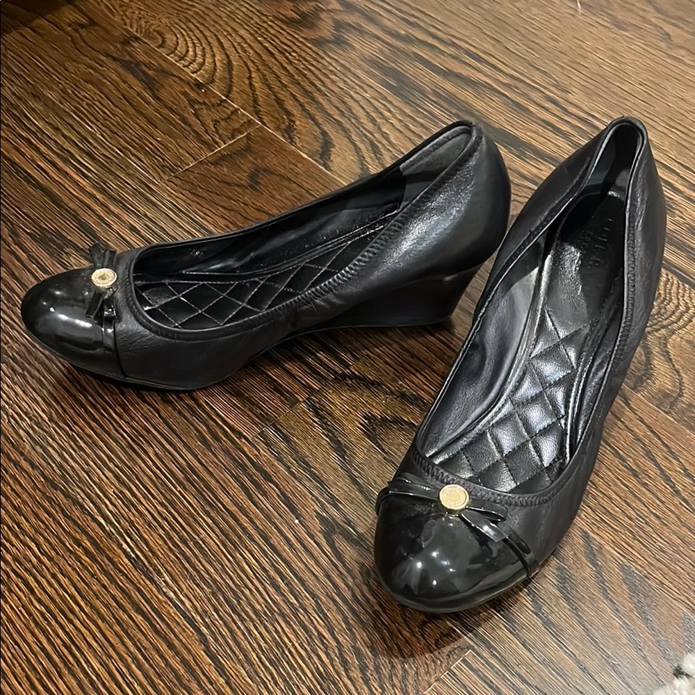 Cole Haan Black Wedge Shoes